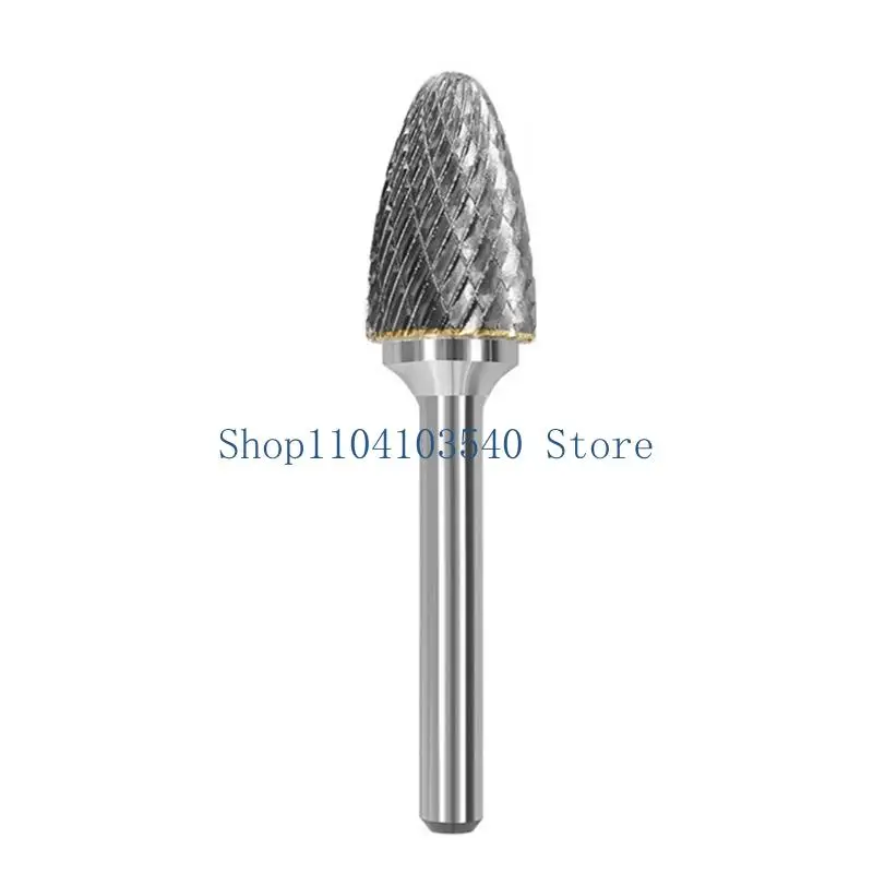 02DC Industrial Carbides Rotary File Grinding Head With Universal 6MM Shank for Electric pOWER Tool Enhances Durability