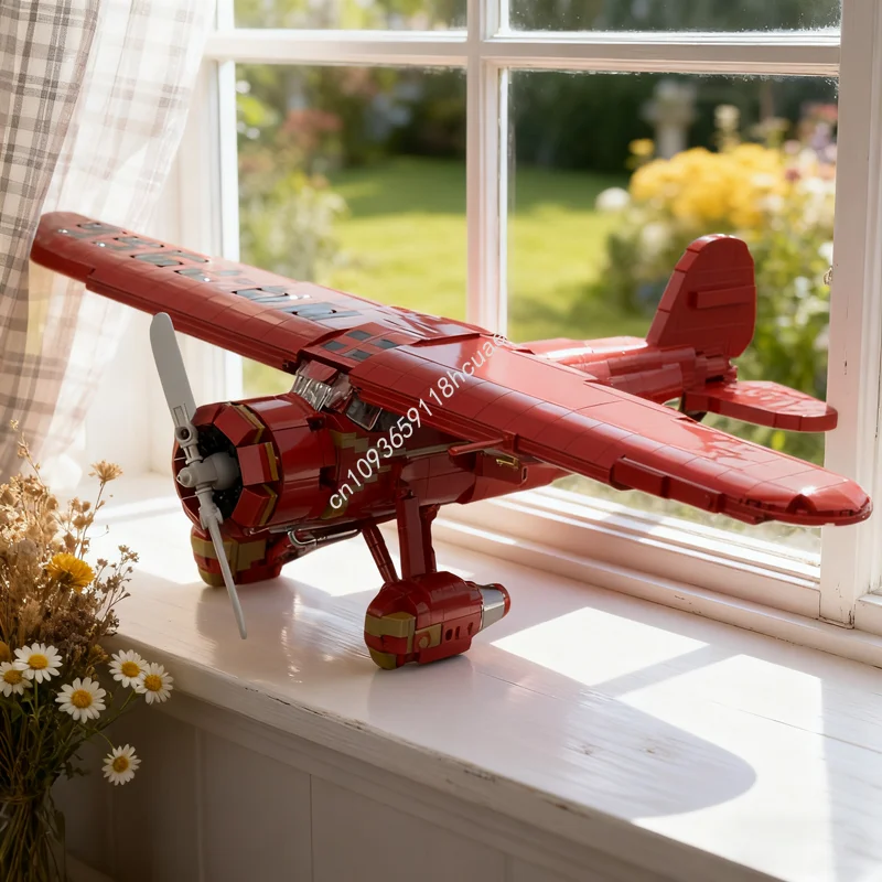 

1489pcs MOC Lockheed Vega Creatored Model Building Blocks Construction Creative Christmas Gift Idea Education Toy Brick Birthday