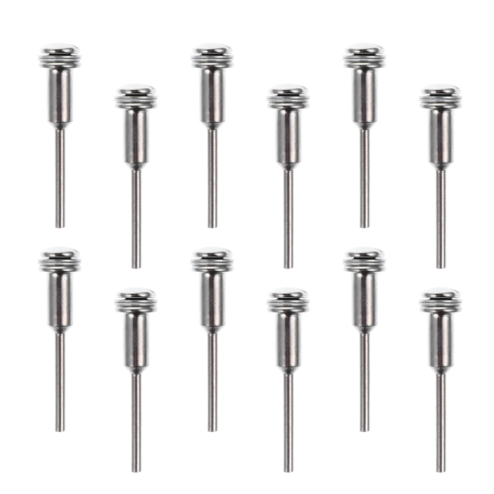 

20Pcs Professional Sandpaper Clamp Rods Durable Wear-Resistant Multipurpose Connecting Rods Silver Simple Mandrels