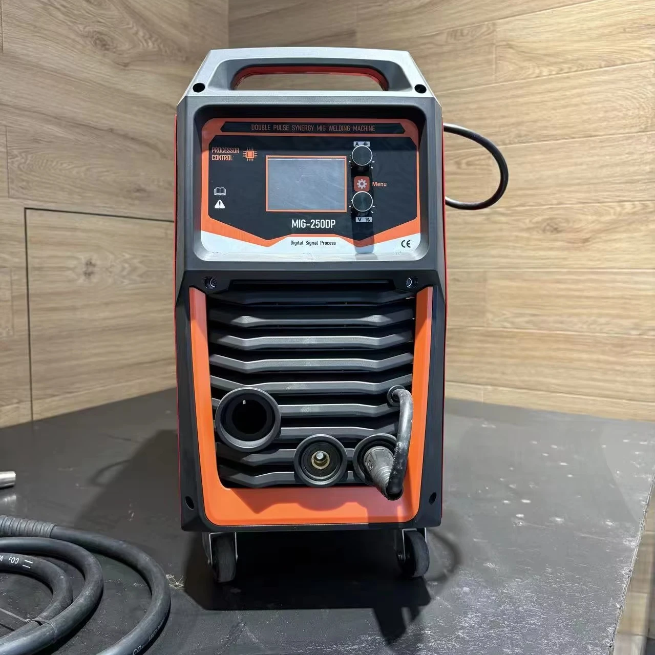 DUAL VOLTAGE 220/380V INVERTER MULTI-FUNCTION MIG WELDING MACHINE MIG-250 0.8mm DOUBLE PULSE LCD DIGITAL CONTROL SYNERGIC