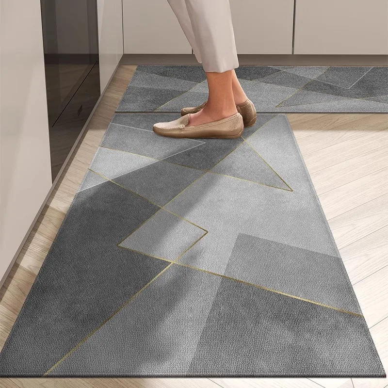 

Kitchen Floor Mat Anti-slip Carpet Modern Home Decoration Long Rug Wear-resistant Foot Mats שטיח למטבח Alfombra De Cocina 주방 카펫