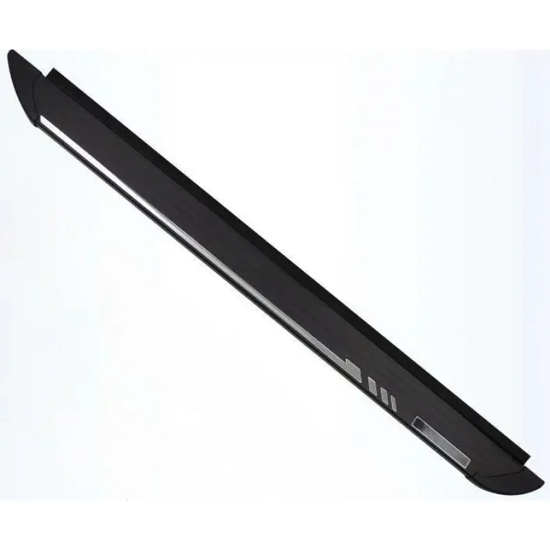 High Quality Aluminum Alloy Black Whirlwind Style Side Step Running Board Auto Exterior Modification Protective Accessories
