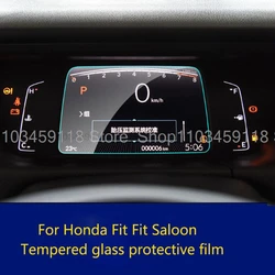 Tempered glass screen protective film For Honda Fit Fit Saloon 2021 -2023 GPS instrument screen  interior sticker anti-scratch