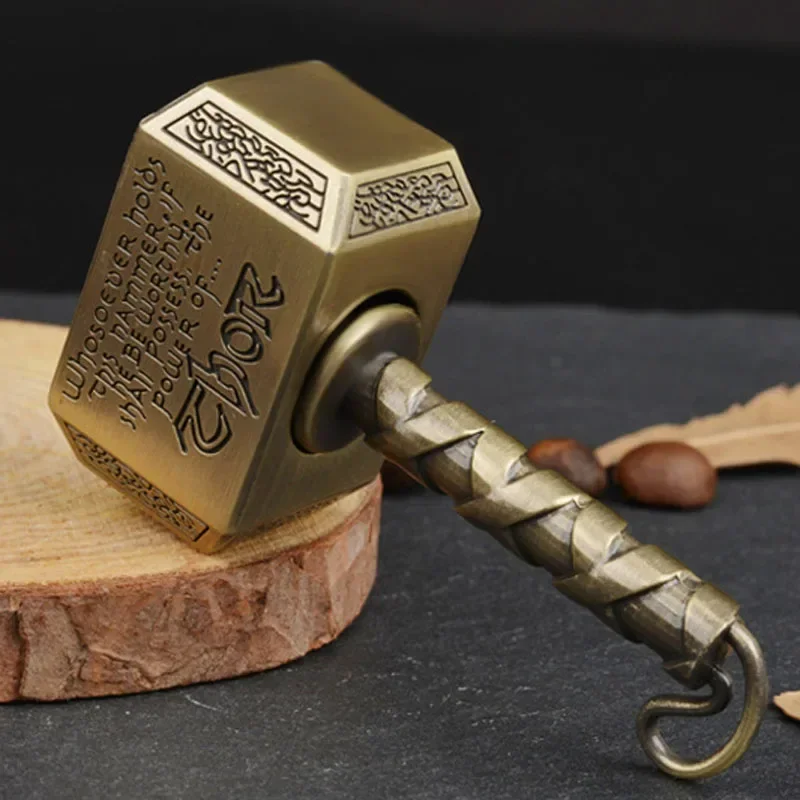 Thor's Hamer Hand Fidget Spinner Metalen Tol Tip Gyro EDC Stress Relief Speelgoed Vingertop Anti angst Voor Kinderen