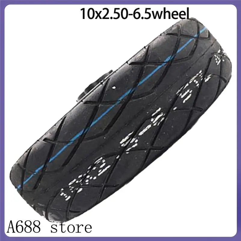 

Upgrade your ride with a 10 inch wear-resistant vacuum tire for electric scooter wheels 10x2.50-6.5