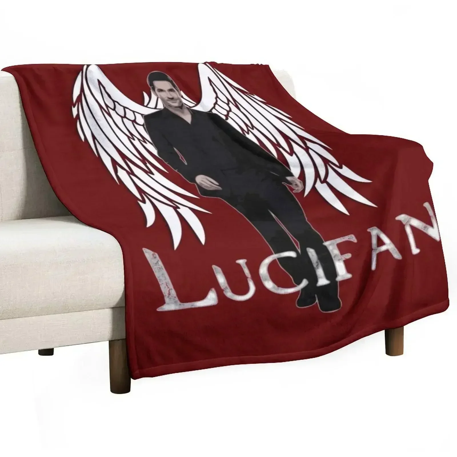 Lucifan / Lucifer Throw Blanket warm winter Sleeping Bag Decorative Sofas for babies Hairy Blankets
