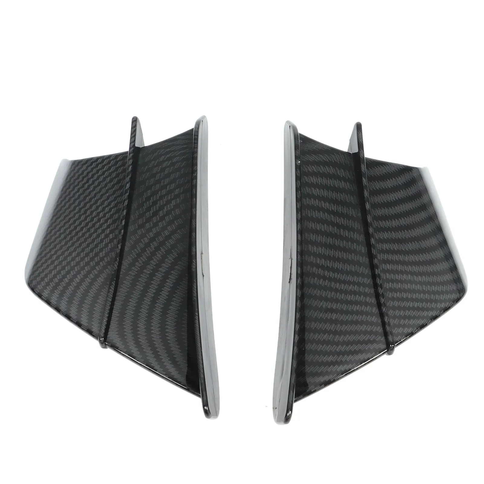 1 Pair Motorcycle Aerodynamic Wing Carbon Fibre Style Side Fairings Winglets For BMW Honda Yamaha Kawasaki Xmax Fairing Wing