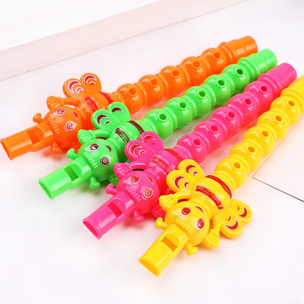 25Pcs Mini Recorder Plastic 5-Hole Clarinet for Children Kids Practice Wind Instrument Music Learning Tool Flute Toy