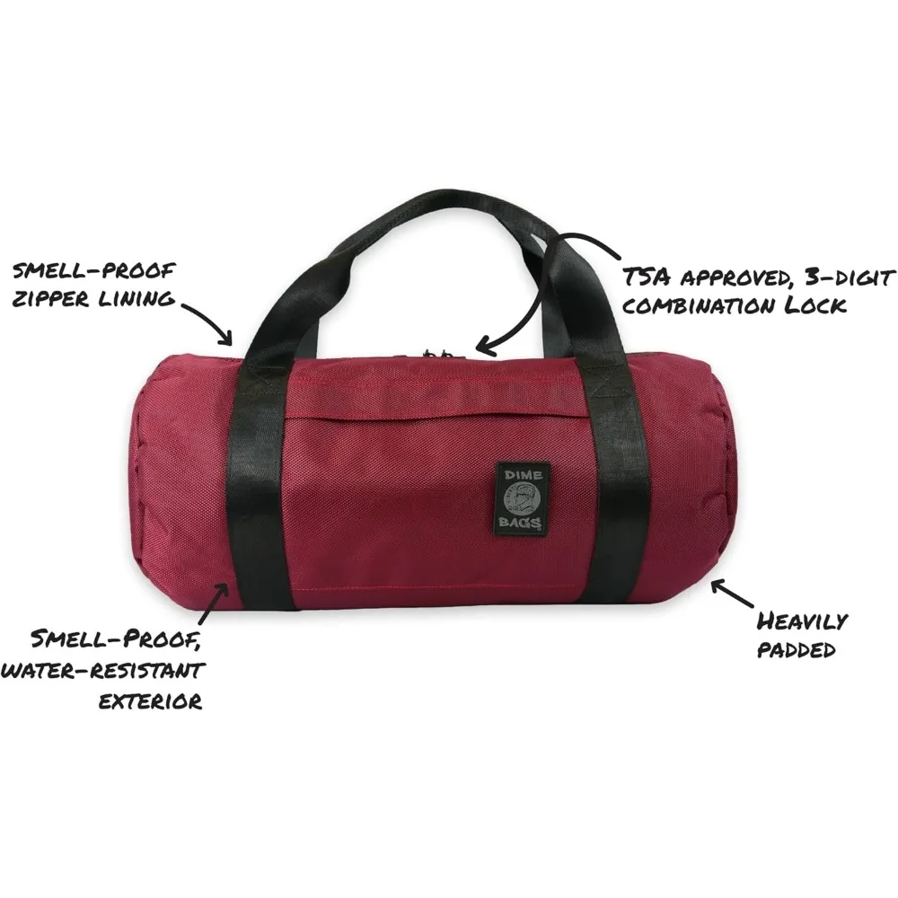 حقيبة سفر واق من المطر مع سحاب قابل للقفل، داخلية مبطنة لحماية الزجاج، ختم الرائحة، حجب الروائح لأمن المطار #2