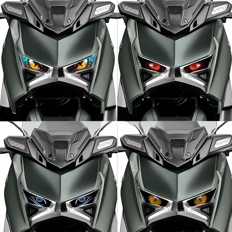 Motorcycle Headlight Stickers Waterproof Headlamp Decals For Yamaha NMAX N-MAX 155 TURBO NMAX155 V3 2025 Protective Accessories