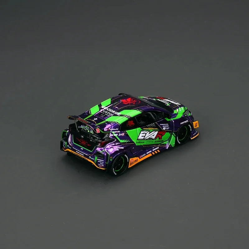 Pop Race Op Voorraad 1:64 RT EVA TEST TYPE GOODRIDE GR YARIS Diecast Diorama Auto Model Speelgoed