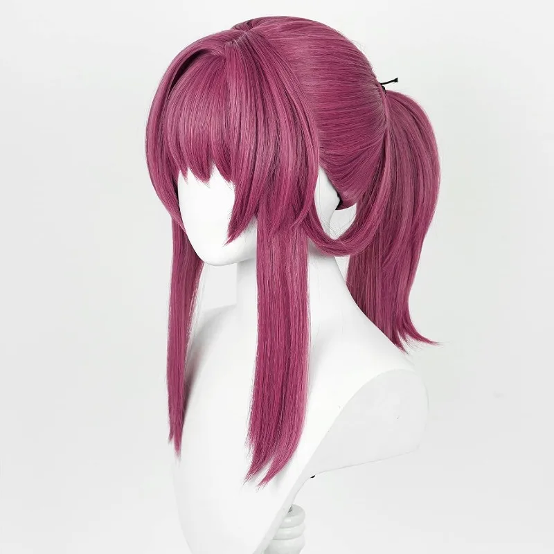 Honkai Star Rail Character Cosplay Kafka Wig with Ponytail for cosplay events Anime Exhibition Party Halloween