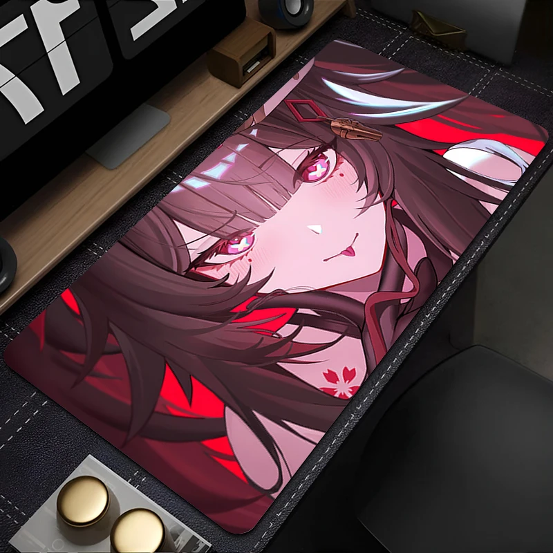 Mouse Pad Anime Gaming Accessories Mousepad H-honkai Star Rail Sparkle PC Completo Computer Keyboard Pad Carpet Desk Mat Varmilo