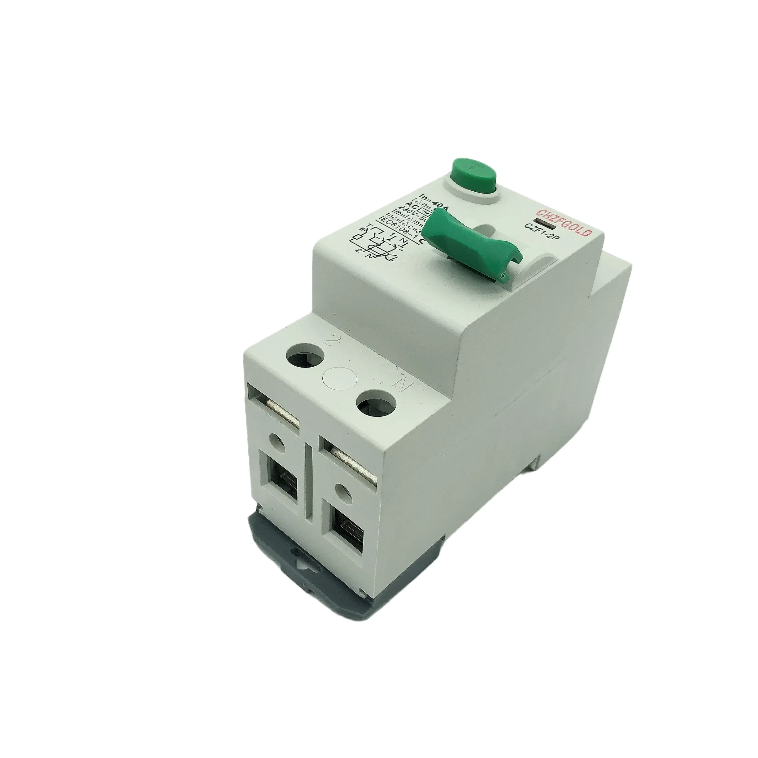 2P/4P 10/30/100/300mA Electric Vehicle EV Charging Pile Residual Current Breaker DC RCCB RCD Type B 6KA Din Rail Earth Leakage