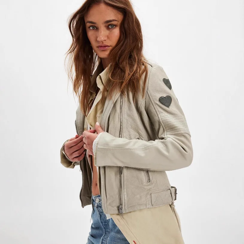 

Autumn/Winter 2025 Locomotive Short Casual Fashion Zipper Autumn Jacket Women's Clothing