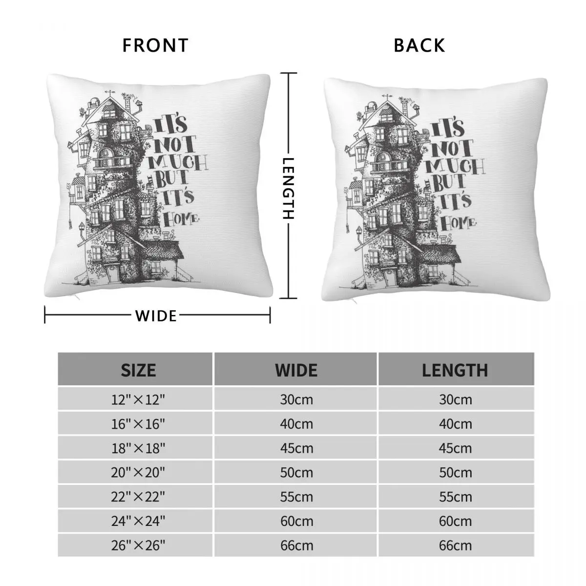 The Burrow Weasley Pillowcase Polyester Linen Velvet Pattern Zip Decorative Room Cushion Cover