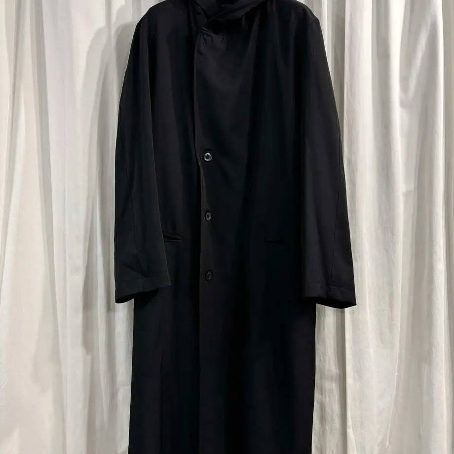 

ТОП-ЯМАМОТО ® винтажный длинный плащ, черное, непринужденное и теплое пальто для мужчин и женщин.