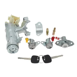 Car Ignition Switch embly W/2 Keys with Bracket with 3 Lock for Toyota Corolla 1998-2002 RAV4 45020-12-11 69052-12340