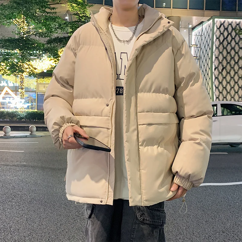 

Warm Waterproof Parkas Jacket Coat Mens Autumn Hooded Casual Brand Windproof Outwear Hat Parkas New Winter Jacket Male Men