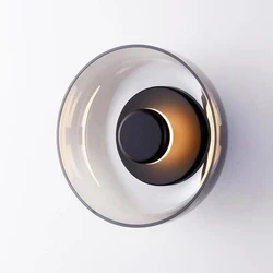 Modern Led Wall Lamp Glass Nordic Living Bedroom Bedside lamp kitchen Lighting Bowl Hanging Sconces Indoor Decor Light Fixtures