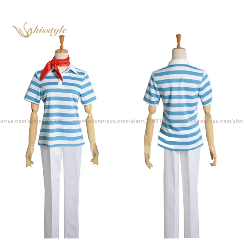 

Kisstyle Fashion Free! Anime Haruka Nanase Sailor Uniform Cosplay Costume Custom-Made