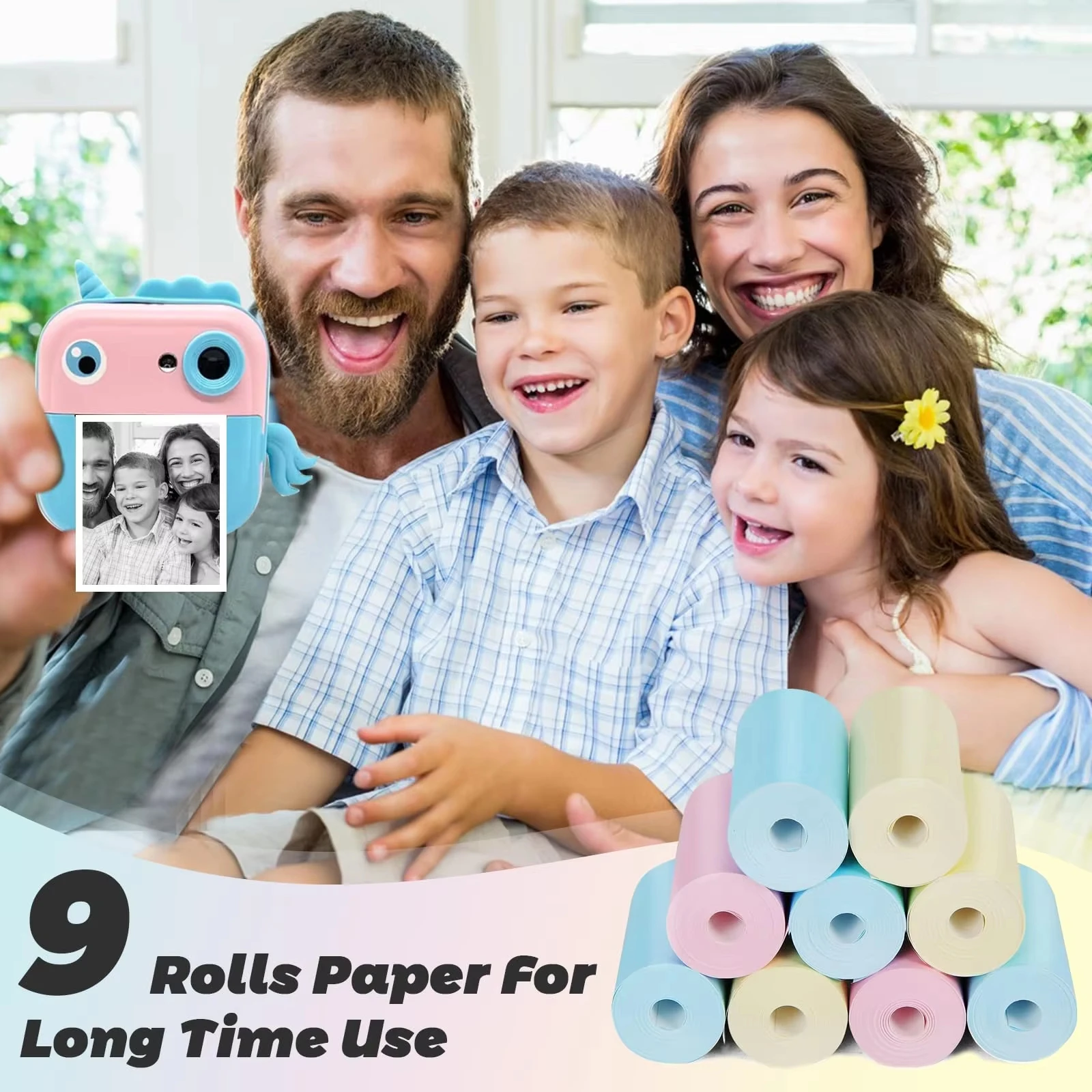 Рулоны термобумаги Fun Color 57x30 мм — не содержит BPA, не липкие для изготовления подарков