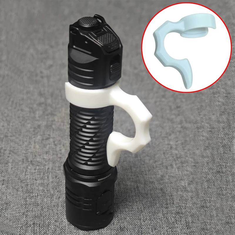 1PCS For Nitecore P27iX Flashlight Finger Ring 3D Printed Tactical Snap-On Grip Ring Tool-Free Installation Upgrade Accessory