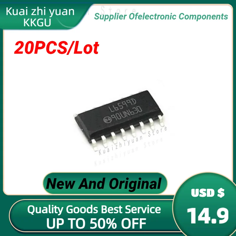 

20PCS/Lot New And Original L6599D SOP16 L6599DR SOP-16 IC Quality Goods