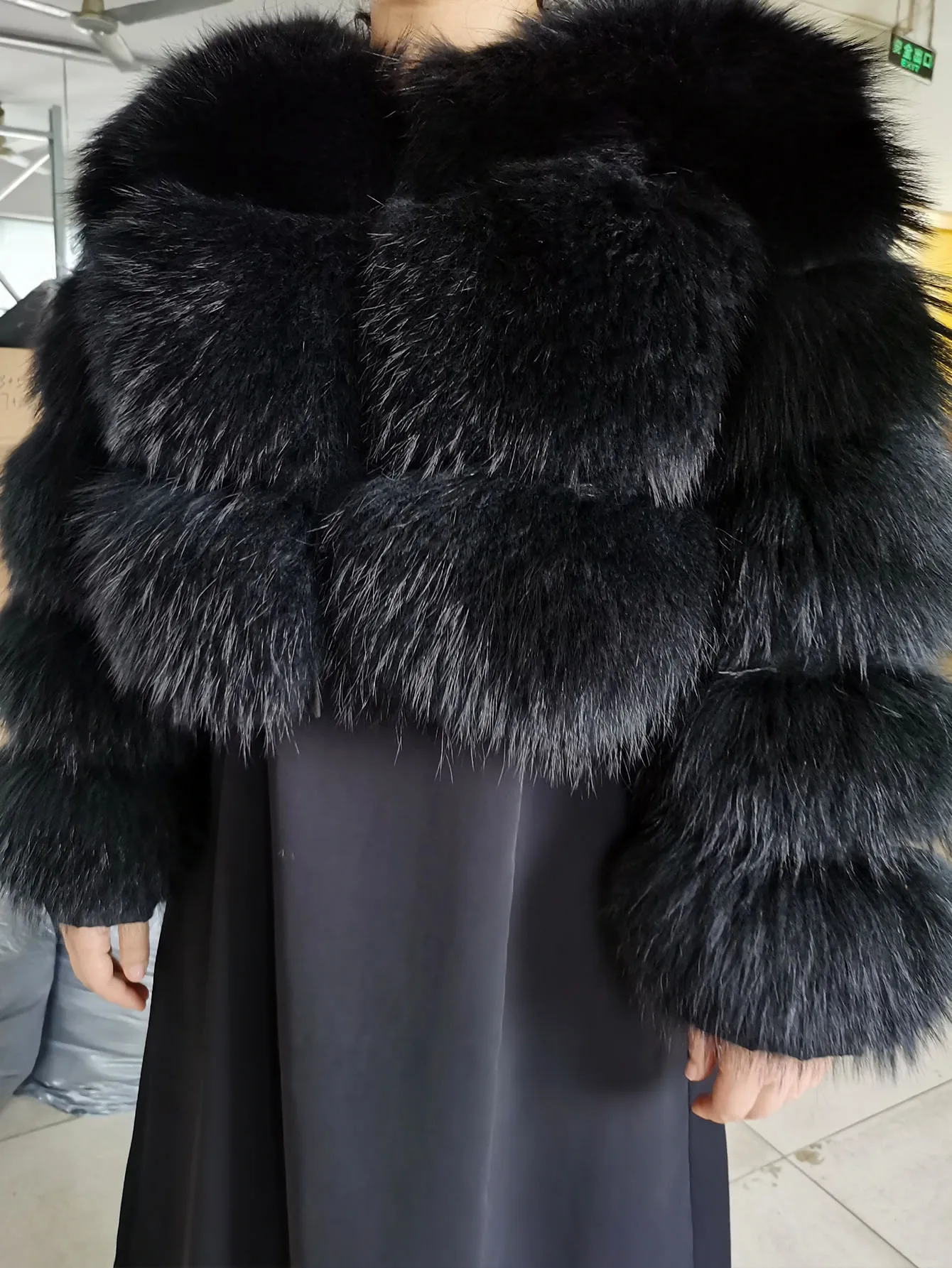 2026 Plus Size tops Black Real Raccoon Fur Coat Women Natural Leather Clothing Curve coat winter jackets outerwears Female Vest