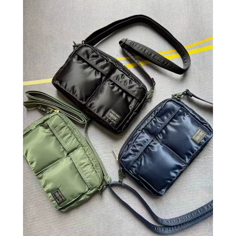 Porter Tanker 23*14*5cm Men Small Sling Bag Nylon Casual Daily Sports Outdoor Travel School Crossbody Commuter Storage Bag