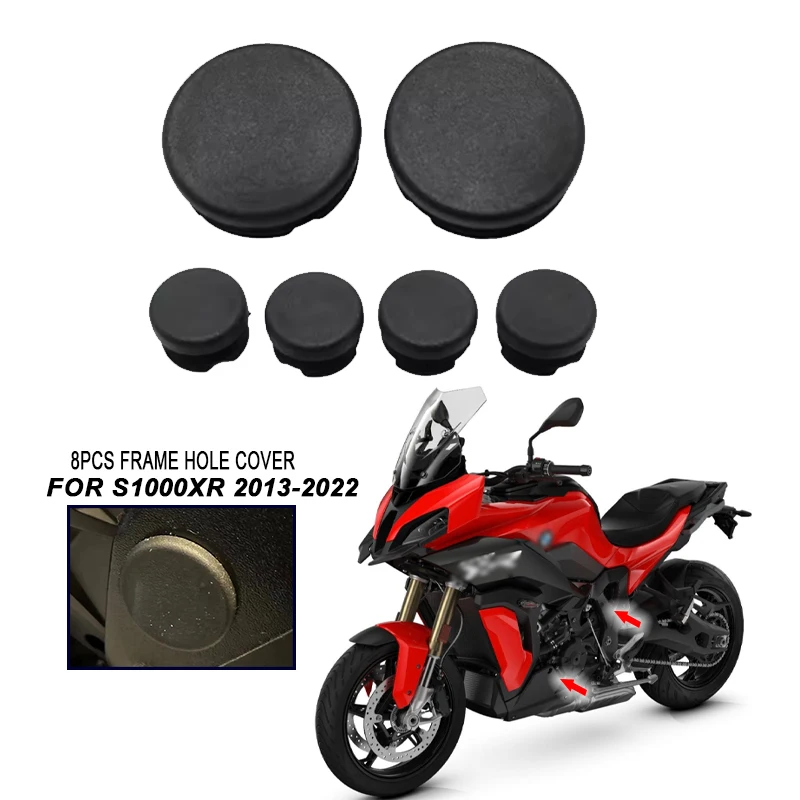 

Motorcycle Frame Hole Cover Caps Plug Decorative Frame Cap Set For BMW S1000XR S 1000XR S1000 XR S 1000 XR 2013-2022 2020 2021