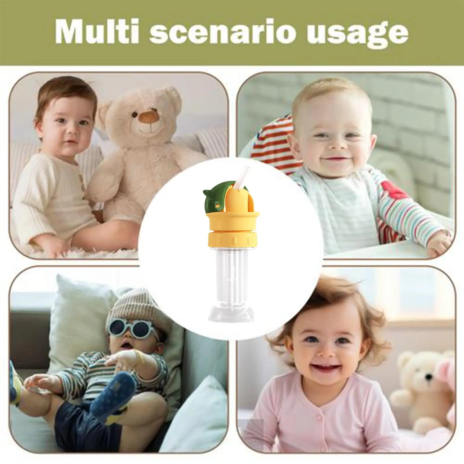 Water Bottle Top Adapter Silicone Water Bottle Adapter with Straw Water Bottle Tops for Most Standard Bottles Bottle Toppers