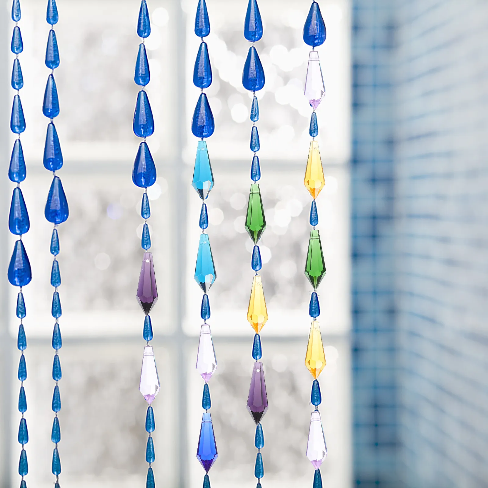 

20 шт. хрустальных стеклянных подвесных призм, разноцветные, для люстр, декоративные элементы, замена светильников, украшения для свадеб и садов