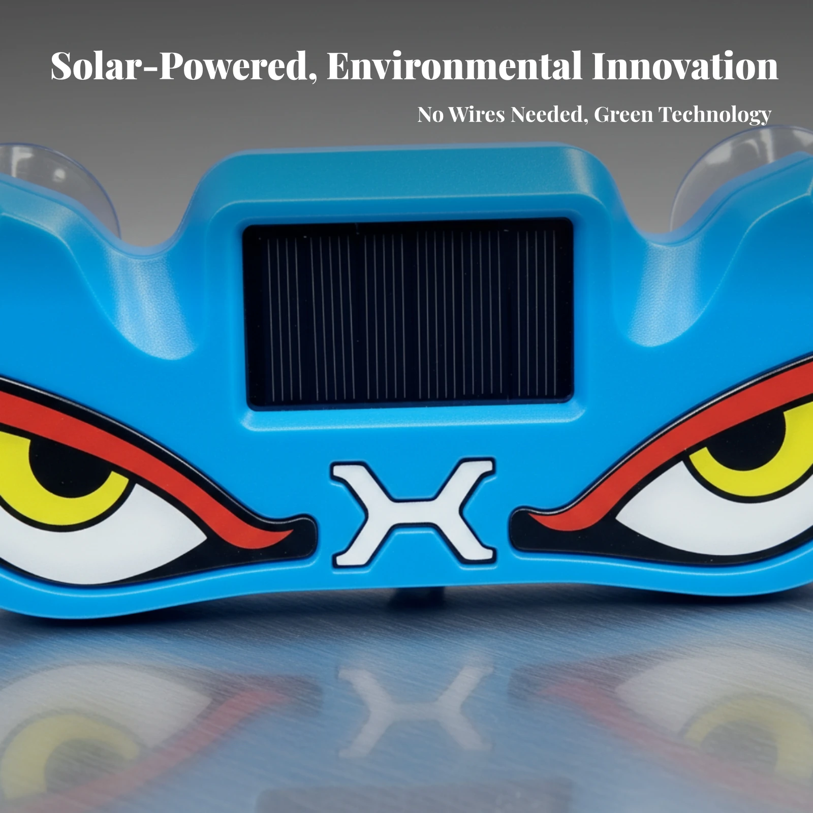 Car Accessories Evil Eye - Güneş Enerjili Vakumlu Tutucu Araç Lambası
