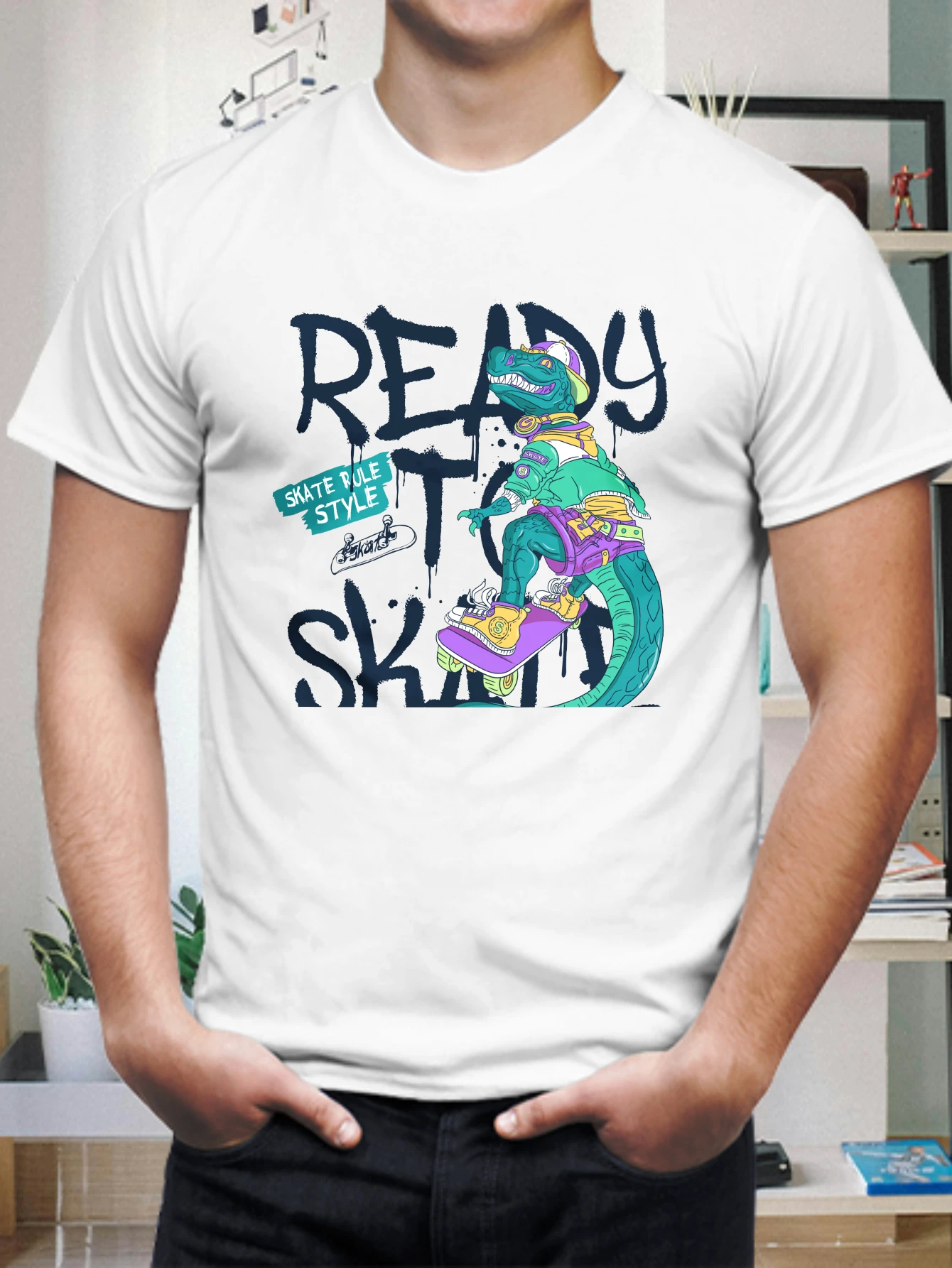 

Men's t-shirts 2025 New Men's clothing four seasons Y2k tops y2k clothing Summer sports Basic t shirt y2k Solid color Graphic