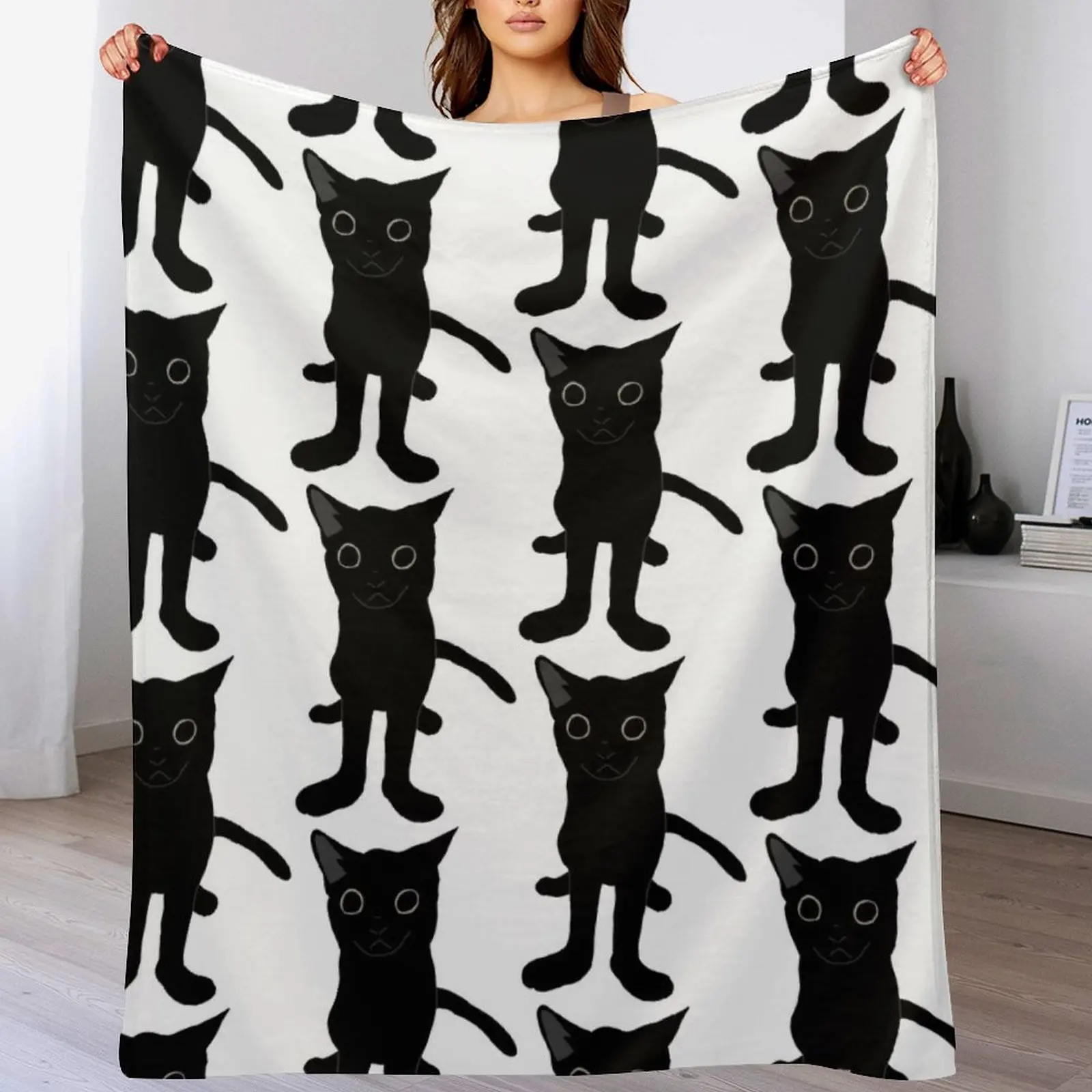 

Big foot baby jinx Throw Blanket Beach blankets ands Sofa cosplay anime Blankets