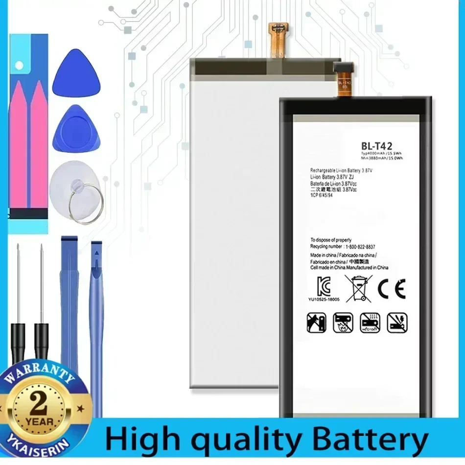 

BL-T42 Replacement Battery for LG V50 ThinQ 5G BL T42 LM-V500 V500N V500EM V500xm Mobile Phone Batteries Warranty + Track Code