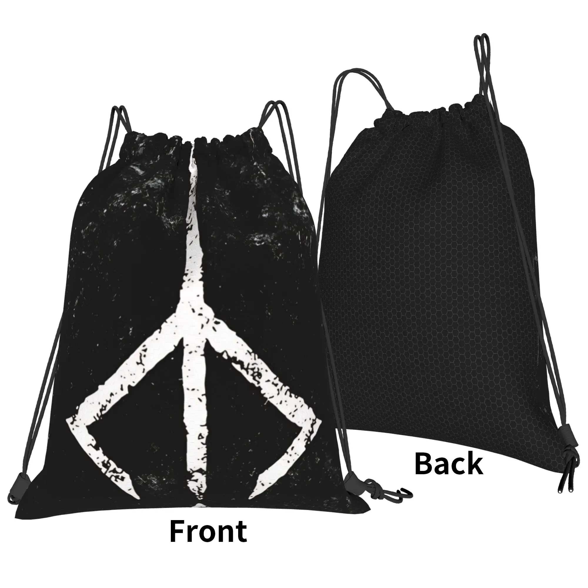 Bloodborne Dark Fantasy  Portable Hiking Riding Gym Drawstring Storage Sporty Backpacks