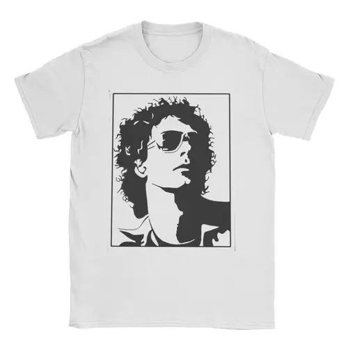 Imagen 2 del producto Gustavo Cerati Tour 2025 álbum camiseta para hombres 100% algodón Vintage camiseta cuello redondo camisetas manga corta ropa Idea de regalo
