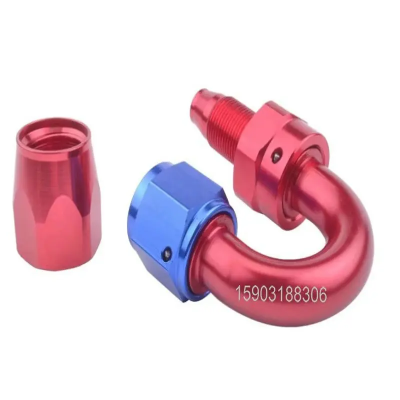 AN 12 Thread High Performance 180 Degree Swivel Pipe Fittings