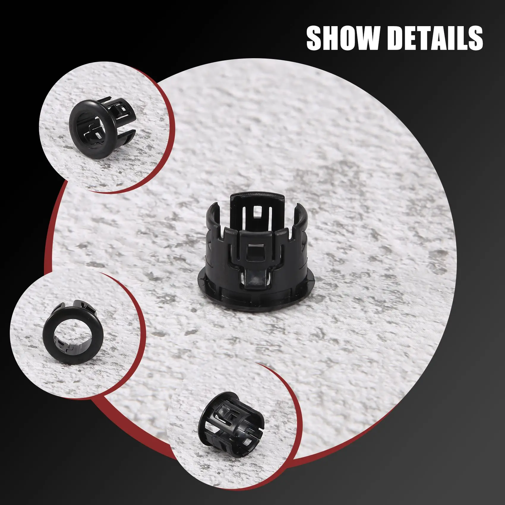 Suporte de fixação do sensor do estacionamento do carro, suporte do suporte, acessórios do carro, 89348-33010