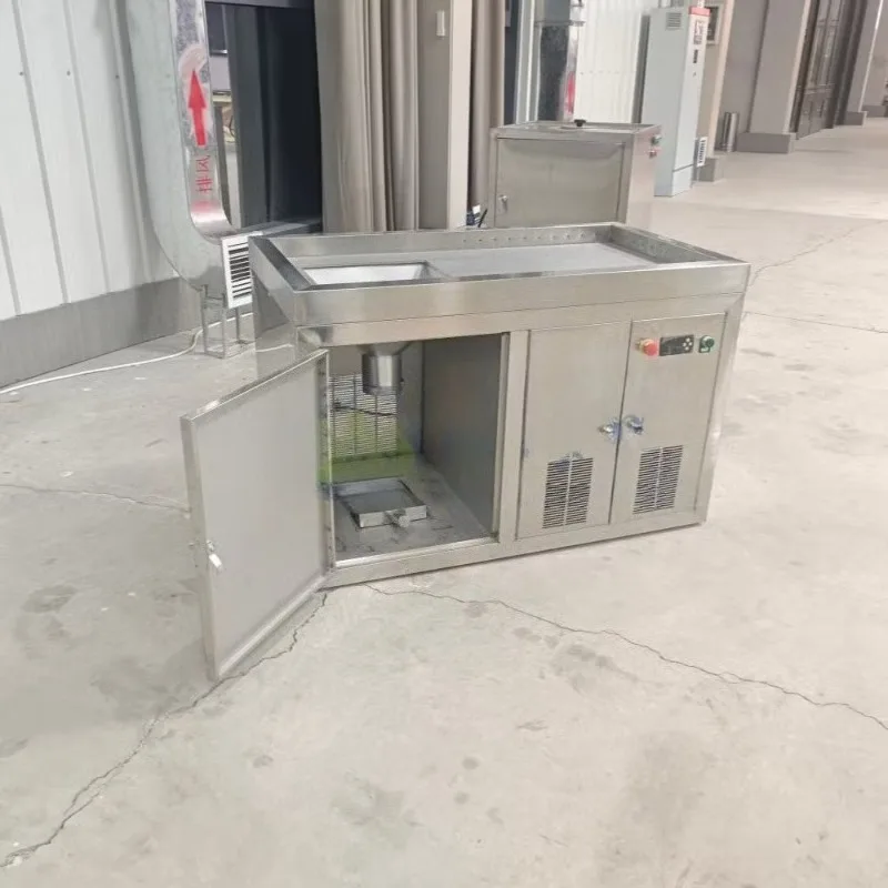 Customized Ash Cooling Machine Internal Collection Tray Design Stainless Steel Funeral Cremation Ash Cooler For Cemetery Service
