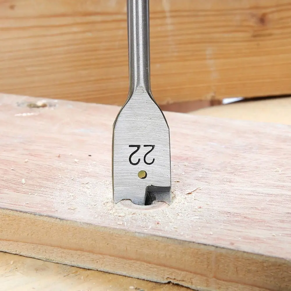 

6Pcs/Set NEW Carbon Steel Woodworking Flat Drill 10-25mm Woodworking Hexagonal Shank Flat Multifunctional Woodworking Drill Bit