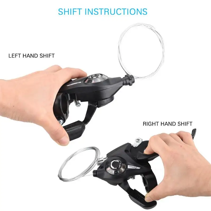 1Pairs ST-EF51 Gear Shifter/brake Lever 3 X 7,8 Speed Or Set Black V-brake For Shimano Mountain Bike Shift Levers Bike Handlebar