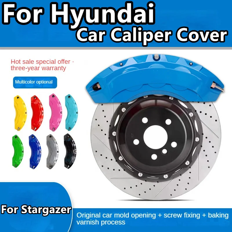 For Hyundai Stargazer Brake Caliper Cover Aluminum Alloy Front Rear Wheel Modification Kit