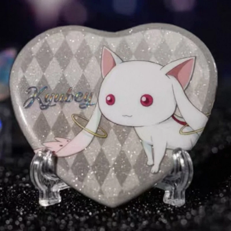 Anime Puella Magi Madoka Magica Brosche Cosplay Kaname Madoka Brosche Herz-Abzeichen Tomoe Mami Rucksack-Pins Accessoires – Detail 4