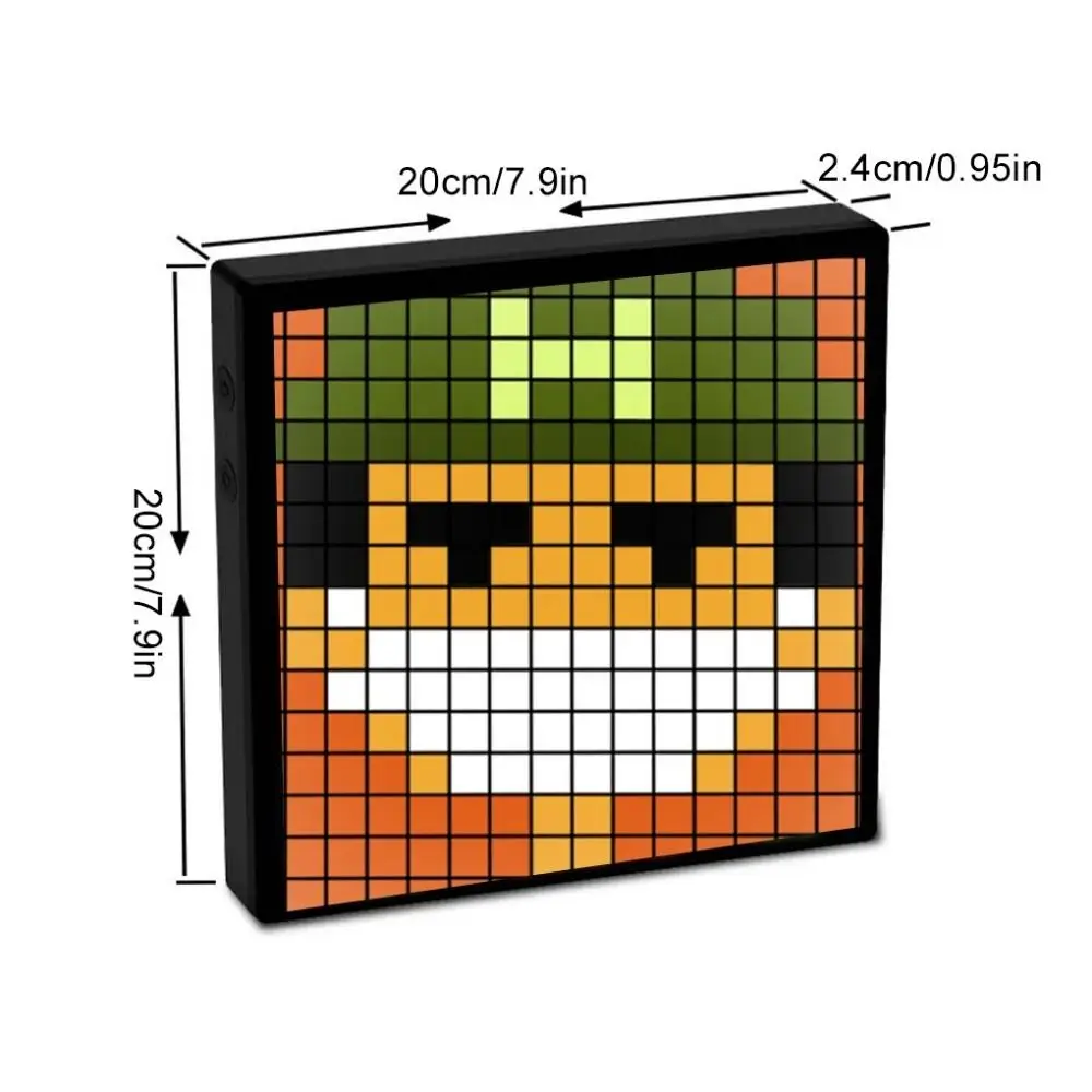 Schermo pixel Bluetooth programmabile Modulo digitale Controllo APP Schermo pixel LED intelligente Fai da te a colori
