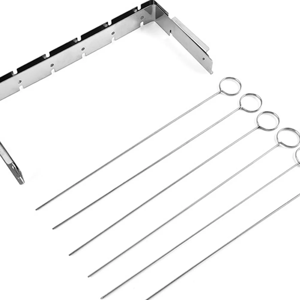 

Stainless Steel Portable Bbq Grill Outdoor Skewer Rotisserie For Camping Picnic Barbecue Accessories Durable Rust-Proof