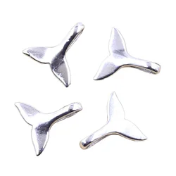 15pcs Charms Whale Tail 19x18mm Antique Silver Color Pendants Making DIY Handmade Tibetan Finding Jewelry