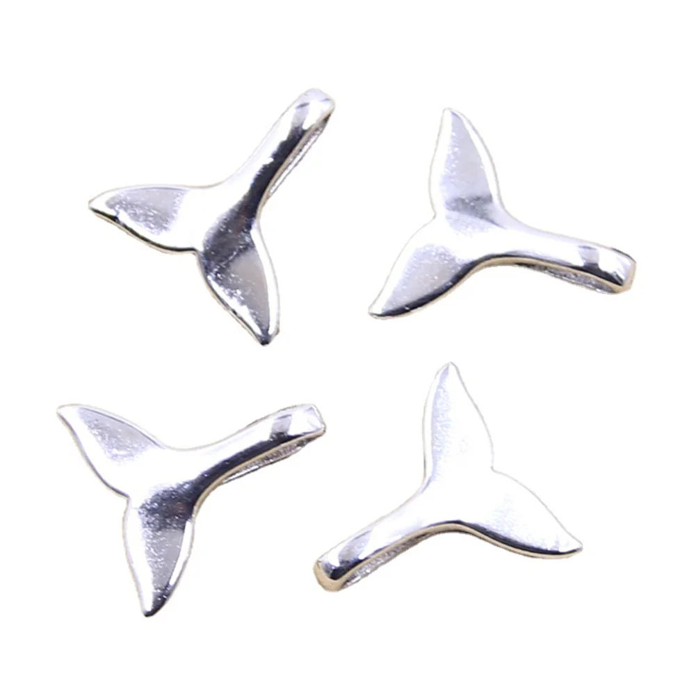 15pcs Charms Whale Tail 19x18mm Antique Silver Color Pendants Making DIY Handmade Tibetan Finding Jewelry